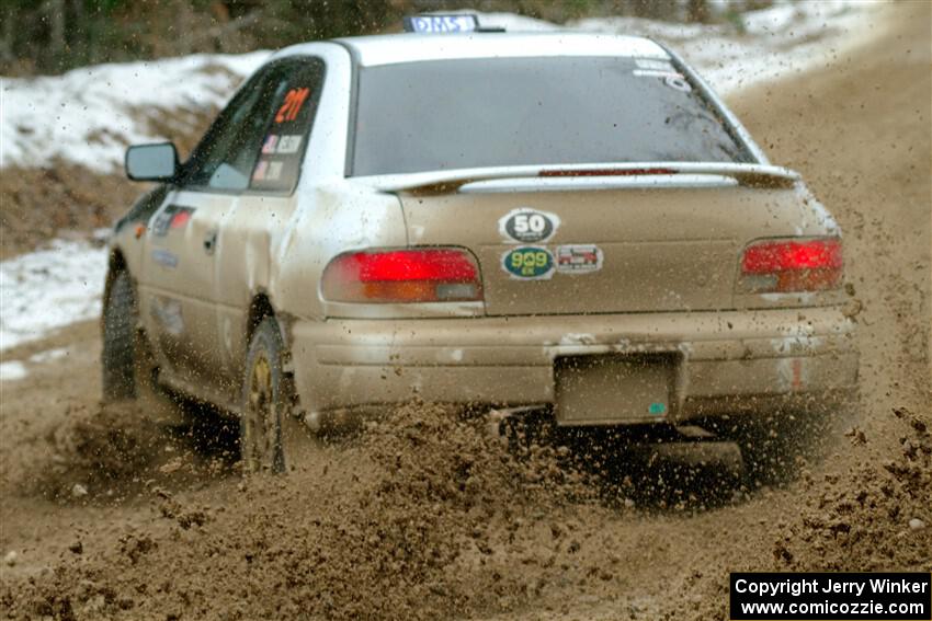 Jack Nelson / Isaac Zink Subaru Impreza on SS7, Hunters-McCormick Lake I.