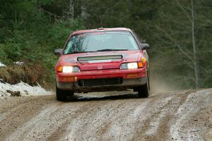 Sean Burke / Drake Burke Honda CRX on SS7, Hunters-McCormick Lake I.