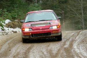 Sean Burke / Drake Burke Honda CRX on SS7, Hunters-McCormick Lake I.