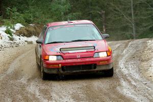 Sean Burke / Drake Burke Honda CRX on SS7, Hunters-McCormick Lake I.