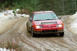 Sean Burke / Drake Burke Honda CRX on SS7, Hunters-McCormick Lake I.