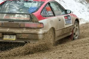 Sean Burke / Drake Burke Honda CRX on SS7, Hunters-McCormick Lake I.