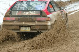 Sean Burke / Drake Burke Honda CRX on SS7, Hunters-McCormick Lake I.