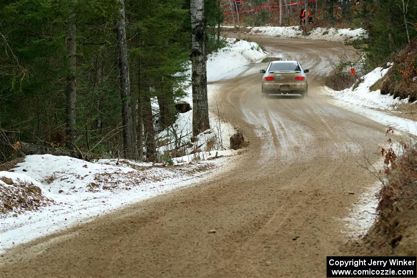 Jack Nelson / Isaac Zink Subaru Impreza on SS7, Hunters-McCormick Lake I.