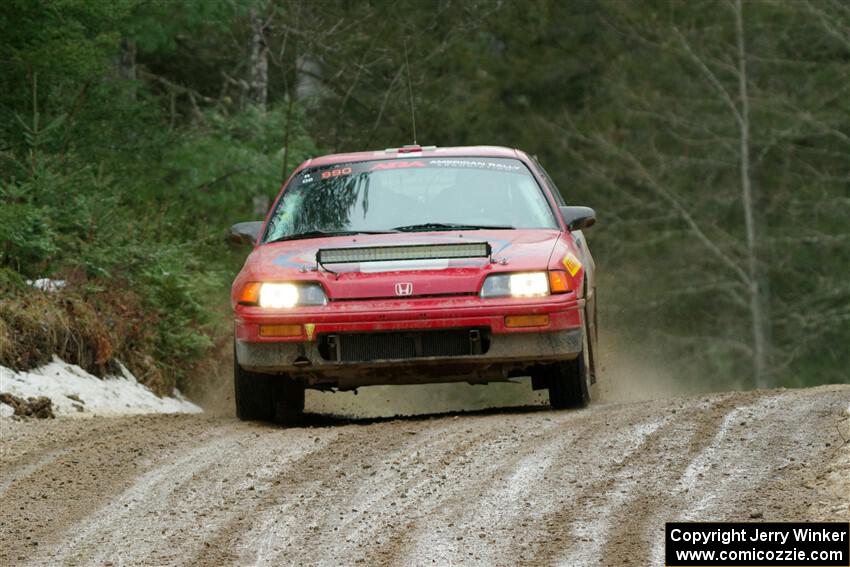 Sean Burke / Drake Burke Honda CRX on SS7, Hunters-McCormick Lake I.