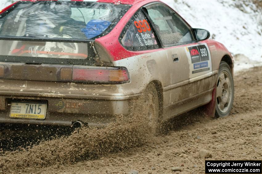 Sean Burke / Drake Burke Honda CRX on SS7, Hunters-McCormick Lake I.