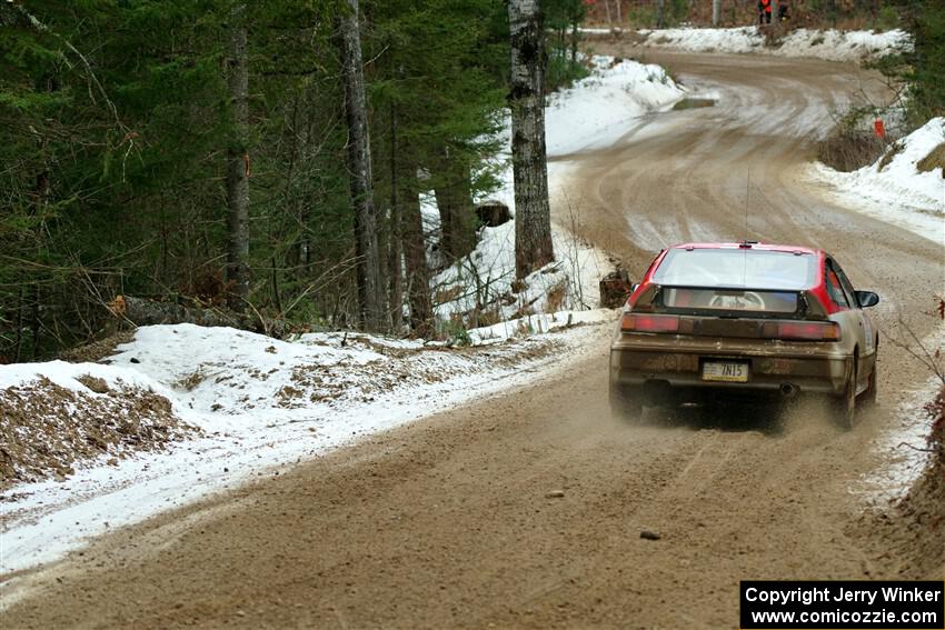 Sean Burke / Drake Burke Honda CRX on SS7, Hunters-McCormick Lake I.