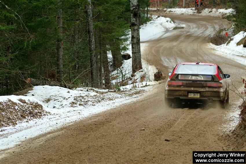 Sean Burke / Drake Burke Honda CRX on SS7, Hunters-McCormick Lake I.