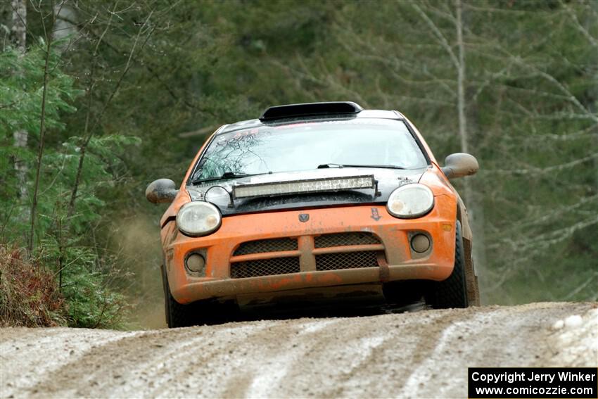 Alan Edwards / Dan Baker Dodge Neon on SS7, Hunters-McCormick Lake I.