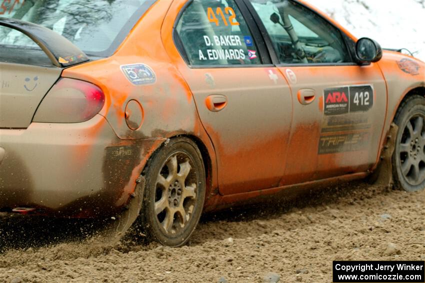 Alan Edwards / Dan Baker Dodge Neon on SS7, Hunters-McCormick Lake I.