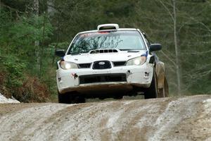 Brad Hayosh / Neil Moser Subaru WRX STi on SS7, Hunters-McCormick Lake I.