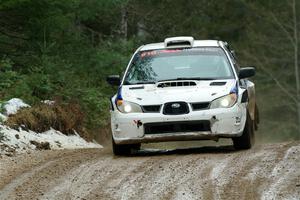 Brad Hayosh / Neil Moser Subaru WRX STi on SS7, Hunters-McCormick Lake I.