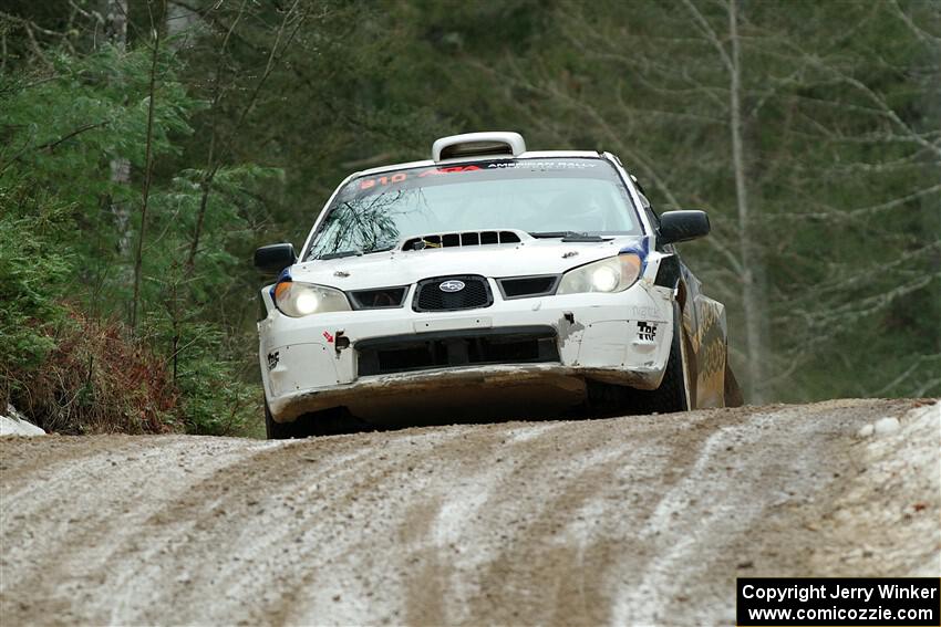 Brad Hayosh / Neil Moser Subaru WRX STi on SS7, Hunters-McCormick Lake I.