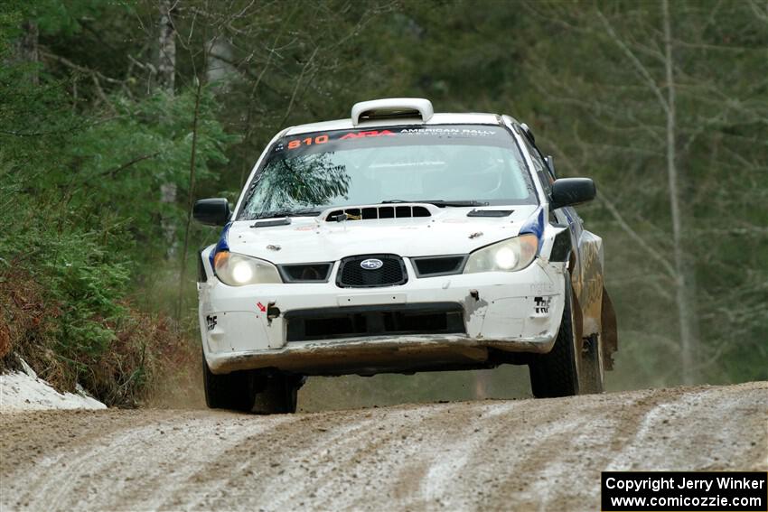 Brad Hayosh / Neil Moser Subaru WRX STi on SS7, Hunters-McCormick Lake I.