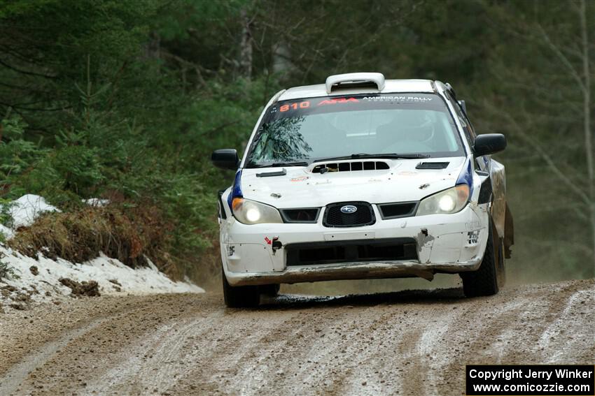 Brad Hayosh / Neil Moser Subaru WRX STi on SS7, Hunters-McCormick Lake I.