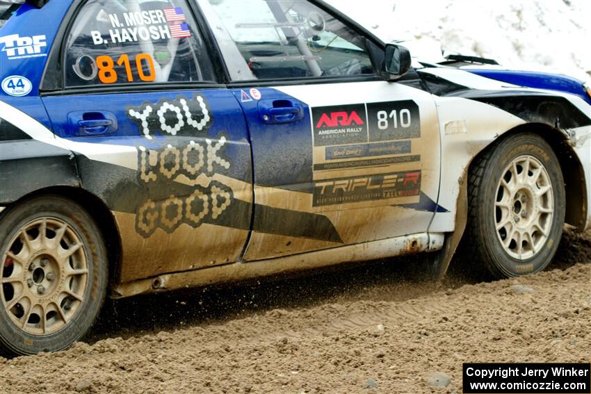 Brad Hayosh / Neil Moser Subaru WRX STi on SS7, Hunters-McCormick Lake I.