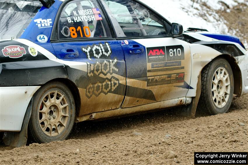 Brad Hayosh / Neil Moser Subaru WRX STi on SS7, Hunters-McCormick Lake I.