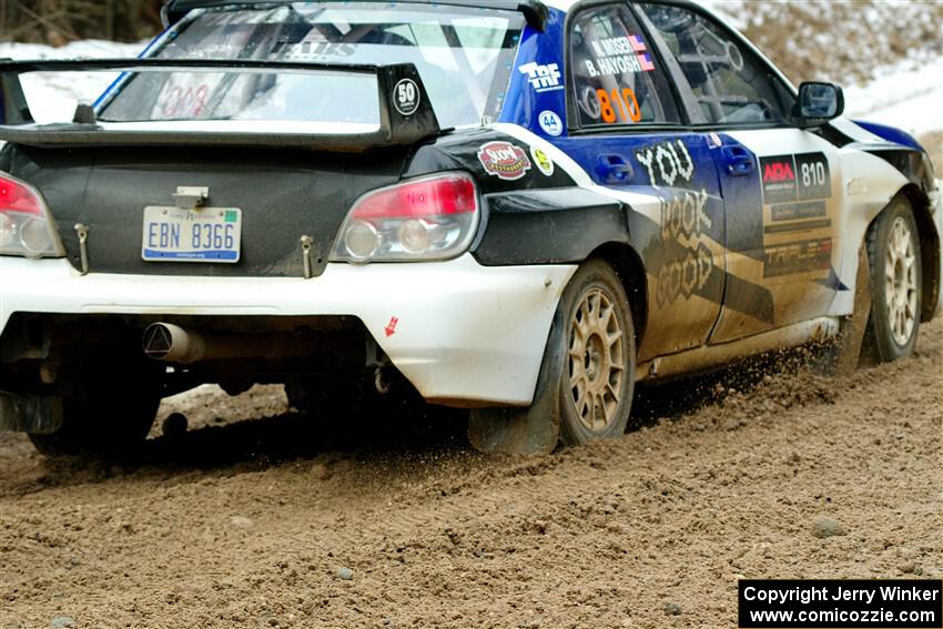 Brad Hayosh / Neil Moser Subaru WRX STi on SS7, Hunters-McCormick Lake I.