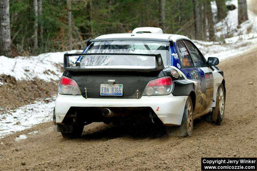 Brad Hayosh / Neil Moser Subaru WRX STi on SS7, Hunters-McCormick Lake I.