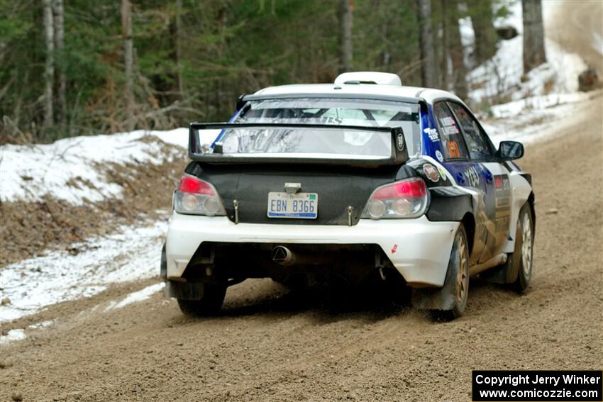 Brad Hayosh / Neil Moser Subaru WRX STi on SS7, Hunters-McCormick Lake I.