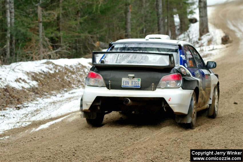 Brad Hayosh / Neil Moser Subaru WRX STi on SS7, Hunters-McCormick Lake I.