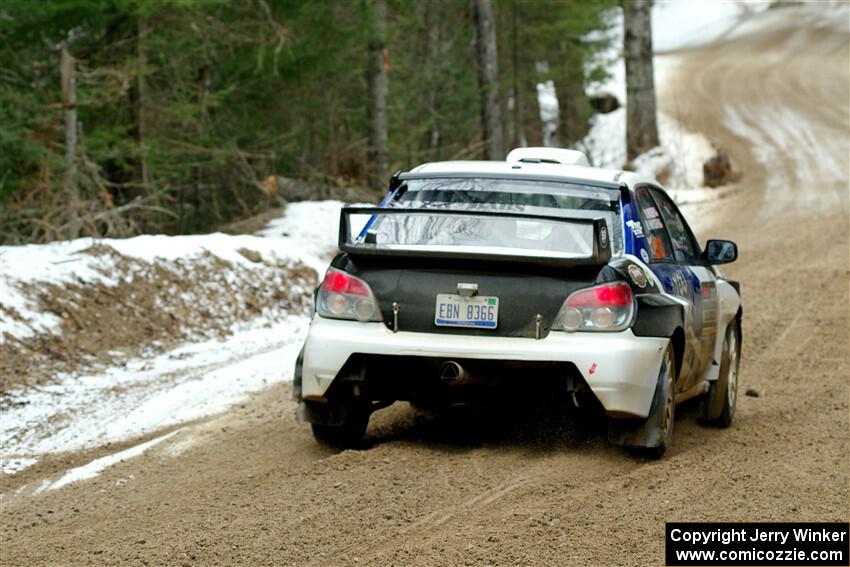 Brad Hayosh / Neil Moser Subaru WRX STi on SS7, Hunters-McCormick Lake I.