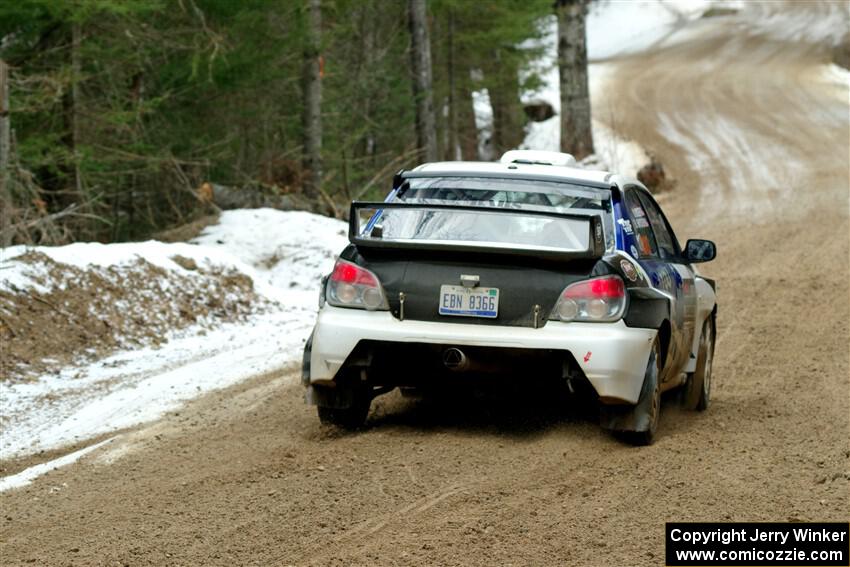 Brad Hayosh / Neil Moser Subaru WRX STi on SS7, Hunters-McCormick Lake I.