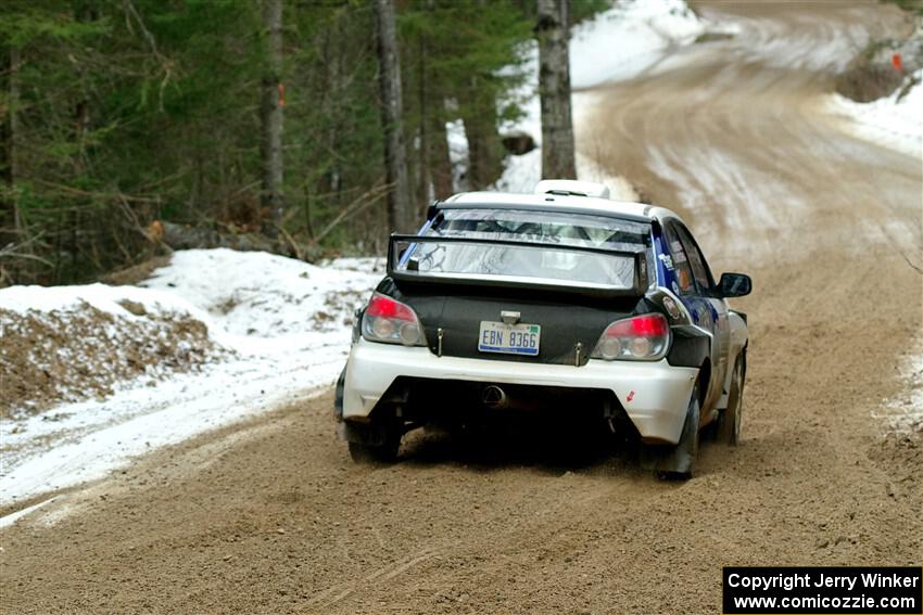 Brad Hayosh / Neil Moser Subaru WRX STi on SS7, Hunters-McCormick Lake I.