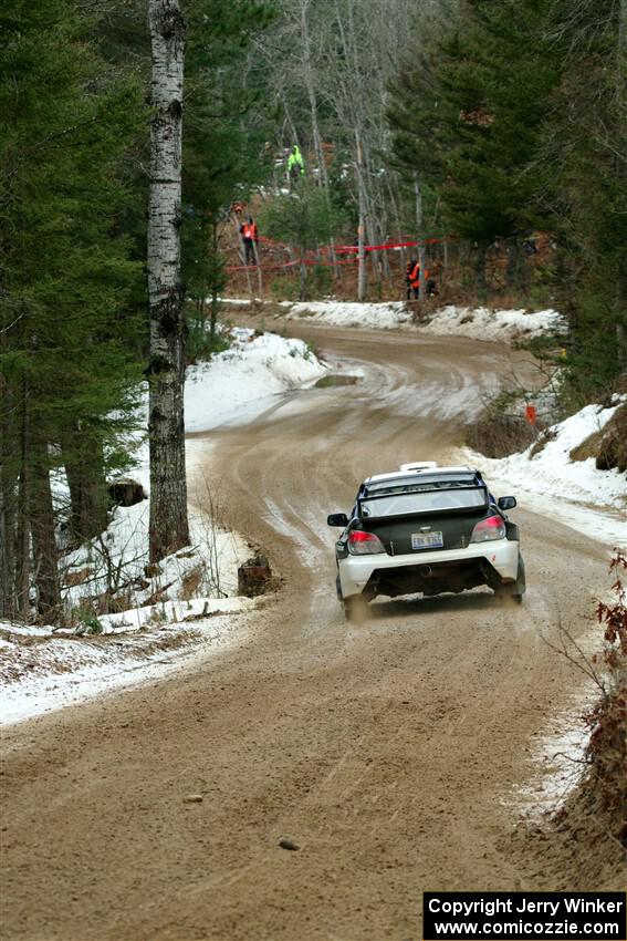 Brad Hayosh / Neil Moser Subaru WRX STi on SS7, Hunters-McCormick Lake I.