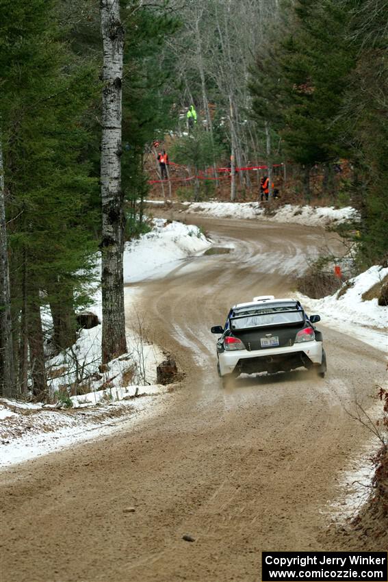 Brad Hayosh / Neil Moser Subaru WRX STi on SS7, Hunters-McCormick Lake I.