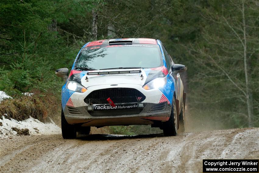 Mark Tabor / Kathryn Hansen Ford Fiesta ST on SS7, Hunters-McCormick Lake I.