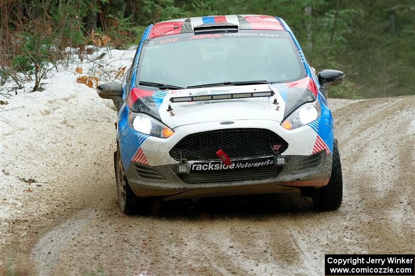 Mark Tabor / Kathryn Hansen Ford Fiesta ST on SS7, Hunters-McCormick Lake I.