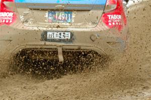 Mark Tabor / Kathryn Hansen Ford Fiesta ST on SS7, Hunters-McCormick Lake I.