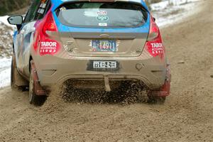 Mark Tabor / Kathryn Hansen Ford Fiesta ST on SS7, Hunters-McCormick Lake I.