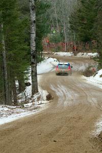 Mark Tabor / Kathryn Hansen Ford Fiesta ST on SS7, Hunters-McCormick Lake I.