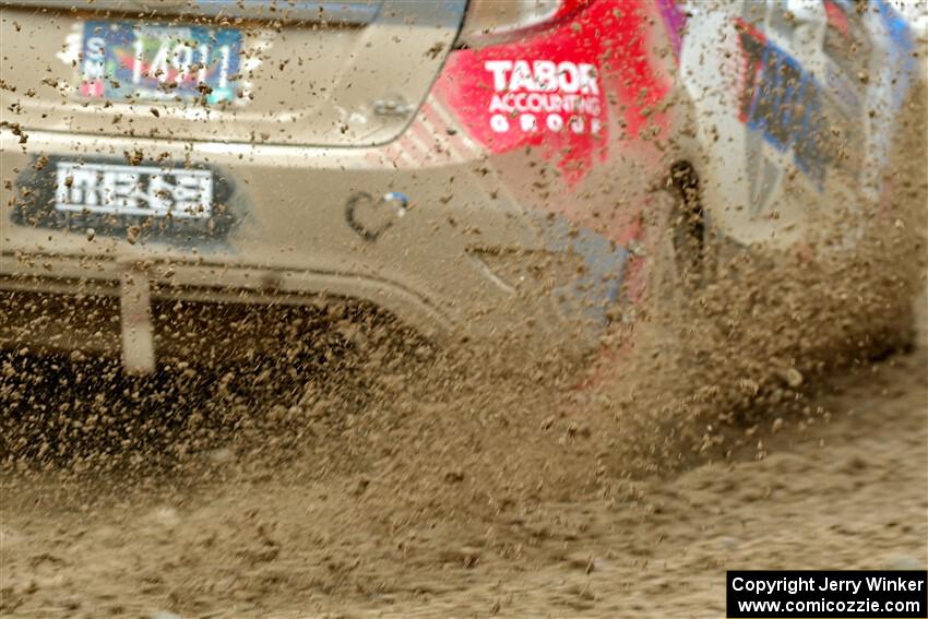 Mark Tabor / Kathryn Hansen Ford Fiesta ST on SS7, Hunters-McCormick Lake I.