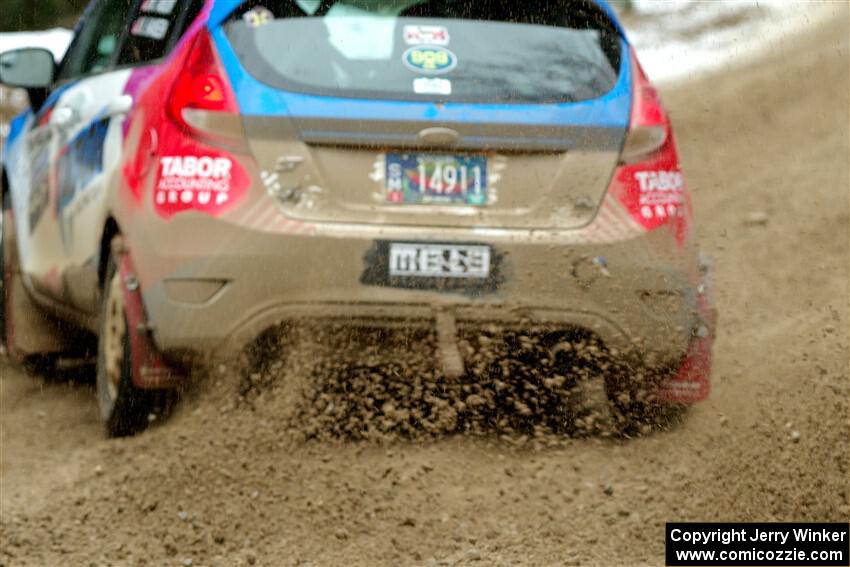 Mark Tabor / Kathryn Hansen Ford Fiesta ST on SS7, Hunters-McCormick Lake I.