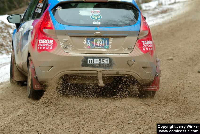 Mark Tabor / Kathryn Hansen Ford Fiesta ST on SS7, Hunters-McCormick Lake I.