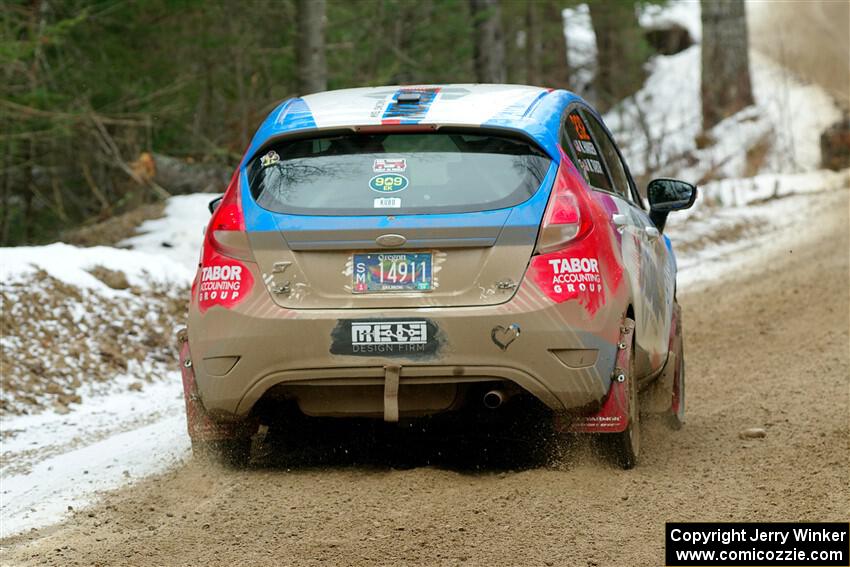 Mark Tabor / Kathryn Hansen Ford Fiesta ST on SS7, Hunters-McCormick Lake I.