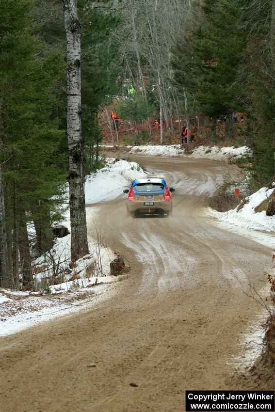 Mark Tabor / Kathryn Hansen Ford Fiesta ST on SS7, Hunters-McCormick Lake I.