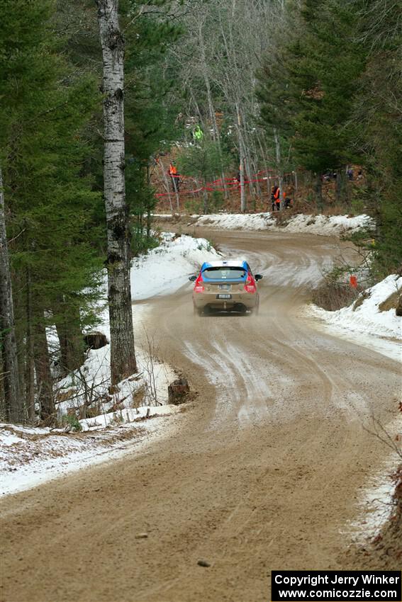 Mark Tabor / Kathryn Hansen Ford Fiesta ST on SS7, Hunters-McCormick Lake I.