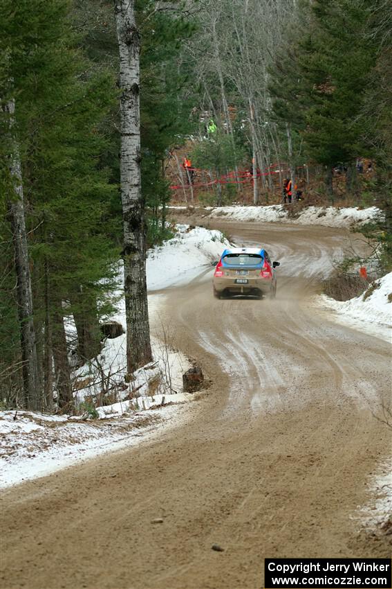 Mark Tabor / Kathryn Hansen Ford Fiesta ST on SS7, Hunters-McCormick Lake I.