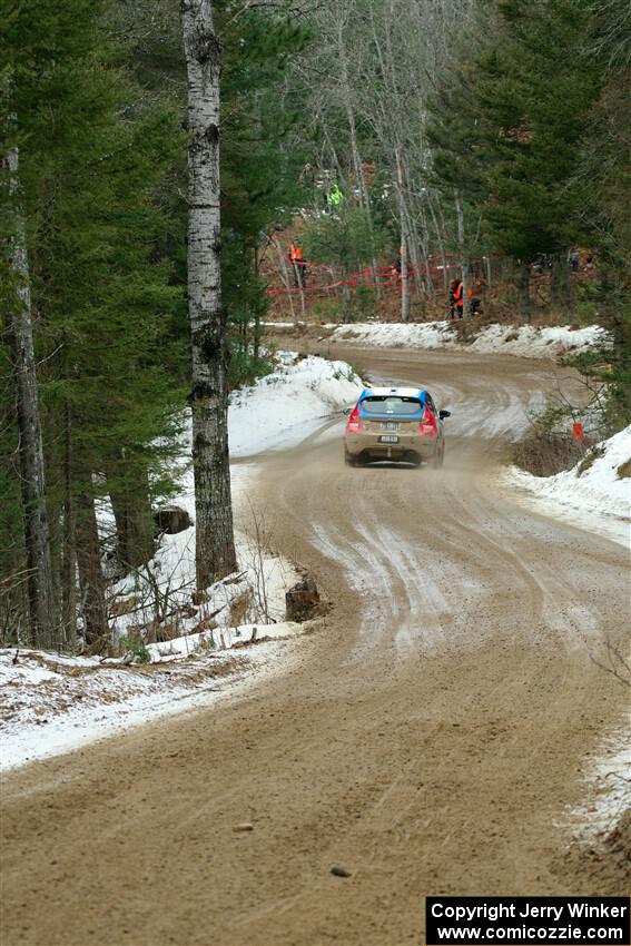 Mark Tabor / Kathryn Hansen Ford Fiesta ST on SS7, Hunters-McCormick Lake I.