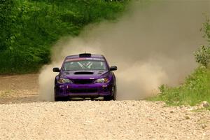 Silas Himes / Charlotte Himes Subaru WRX STi on SS4, Hollow Woodtick.