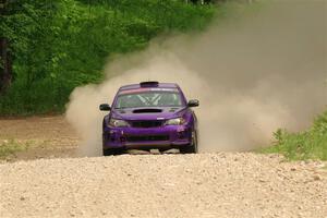 Silas Himes / Charlotte Himes Subaru WRX STi on SS4, Hollow Woodtick.