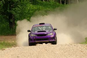 Silas Himes / Charlotte Himes Subaru WRX STi on SS4, Hollow Woodtick.