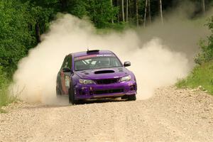 Silas Himes / Charlotte Himes Subaru WRX STi on SS4, Hollow Woodtick.