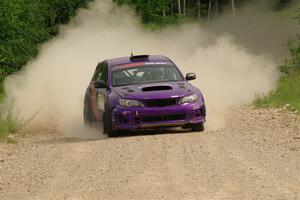 Silas Himes / Charlotte Himes Subaru WRX STi on SS4, Hollow Woodtick.