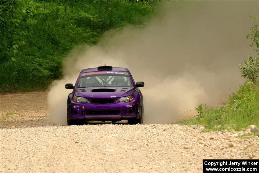 Silas Himes / Charlotte Himes Subaru WRX STi on SS4, Hollow Woodtick.