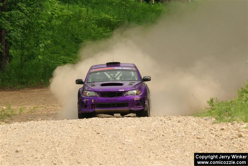 Silas Himes / Charlotte Himes Subaru WRX STi on SS4, Hollow Woodtick.